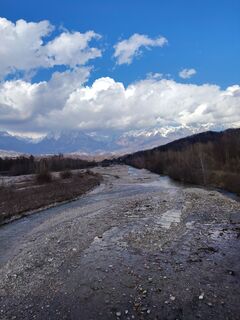 Foto de Anita Lovat a lo largo del recorrido