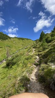Foto von Schabsi entlang der Tour