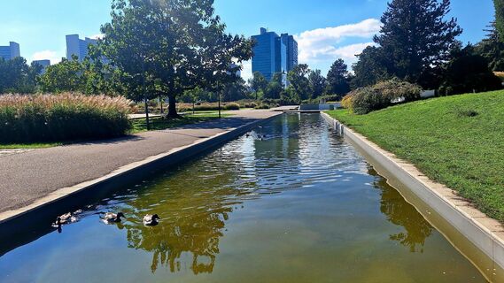 Foto von Regina Fleischmann entlang der Tour