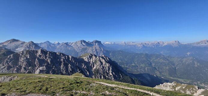 Photo de Franz Frenner le long du parcours