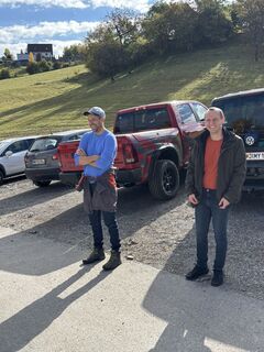 Foto de Andreas Ohrfandl a lo largo del recorrido