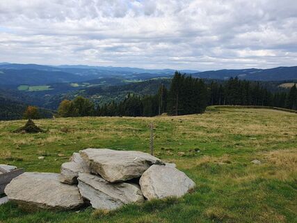 Glatzl Trahütten Alm Ausblick, Gemeinde St. Lorenzen am Wechsel in der Oststeiermark