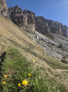 Photo de Darija Forgač le long du parcours