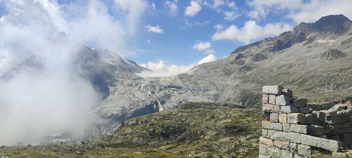 Photo de Marco Crepaldi le long du parcours