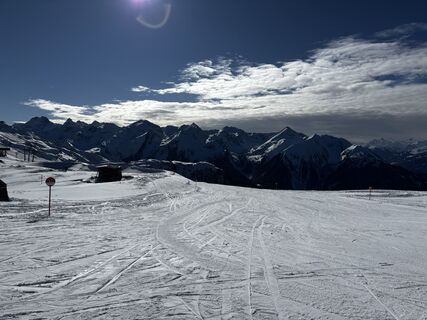 Zdjęcie z Christian Gerasch wzdłuż trasy