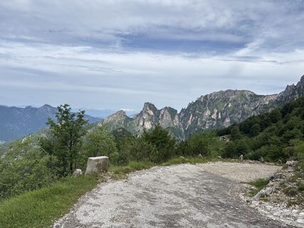 Foto de Heinz Sperl a lo largo del recorrido