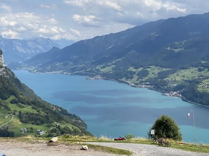 Foto de Juergen Rehg a lo largo del recorrido