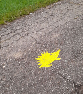 Wegemarkierung Igel