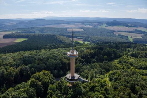 Gaußturm im Naturpark Münden