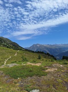 Photo de René le long du parcours