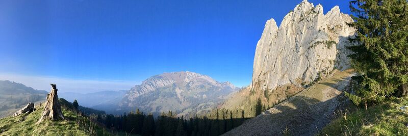 Auf dem Panoramaweg zur Bockmattlihütte