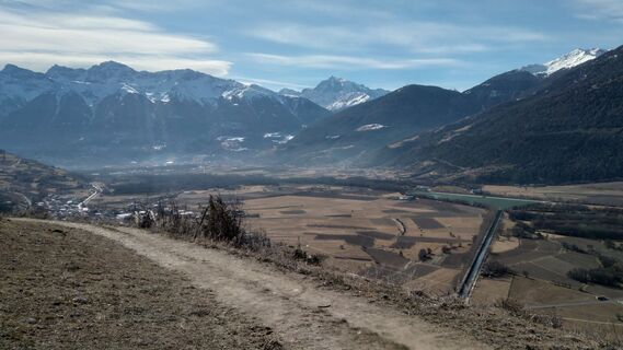 Foto von Hannelore Moriggl entlang der Tour