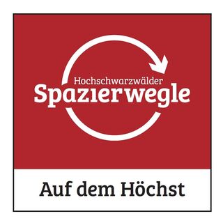 Wegmarkierung Hochschwarzwälder Spazierwegle: Auf dem Höchst