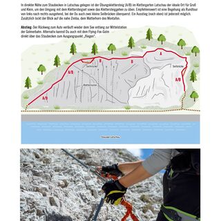 Topo Klettersteig Latschau