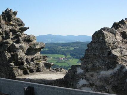 Ausblick von der Burg Neunußberg