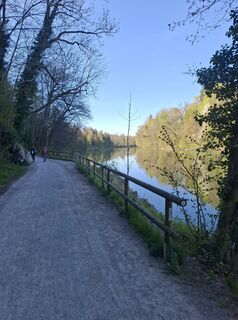 Foto von Friedrich Karl Gropengiesser entlang der Tour