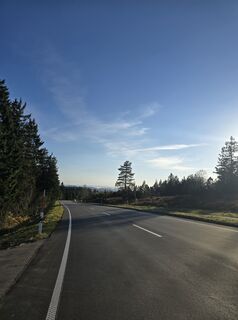Photo de Michel Kennel le long du parcours