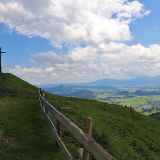 Gipfelkreuz am Edelsberg - oberhalb der Kappeler Alp