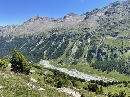 Photo de Christiane Papp le long du parcours