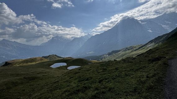 Foto von Andy Hills entlang der Tour