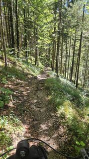 Foto von Johann Schallinger entlang der Tour