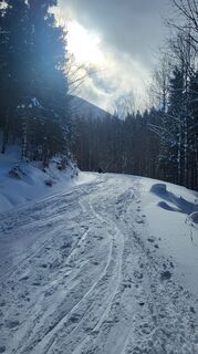 Foto de Daniela Überreich a lo largo del recorrido