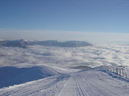 Weitblick: Winter, wohin man schaut