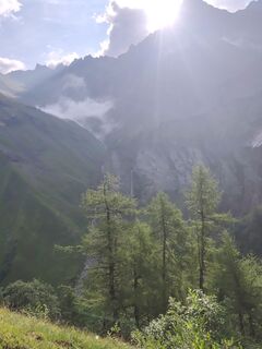 Photo de Peter Seliner le long du parcours