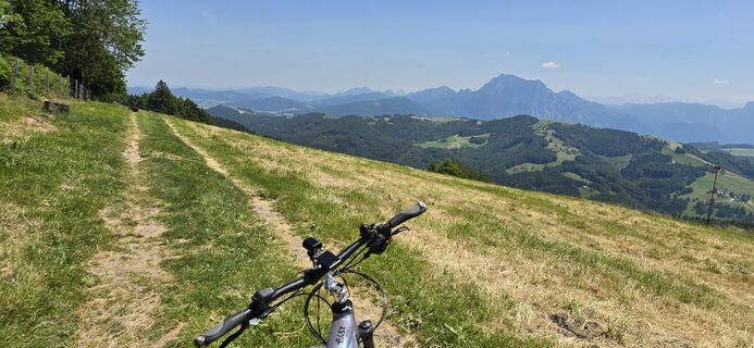 Photo de Emillie Gessert le long du parcours