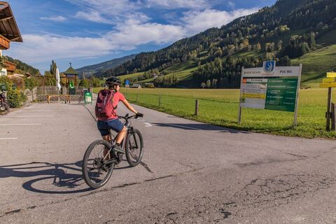Abzweigung am Ennsradweg