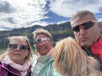 Foto von Conny Wicki entlang der Tour
