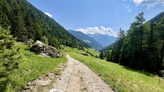 Foto de Katja Hechler a lo largo del recorrido