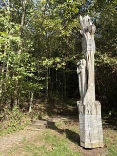 Photo de Andreas le long du parcours