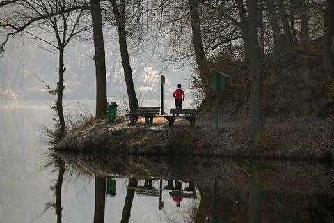 Jogger an Fuelbecketalsperre