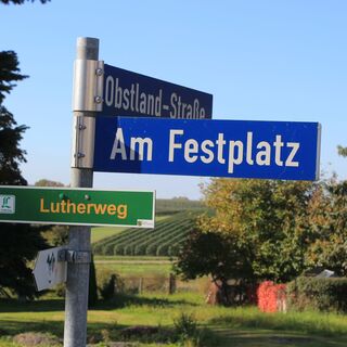 Obstlandstraße im Herzen des Obstlandes