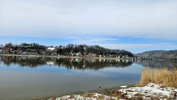Photo de Veronika Strauss le long du parcours