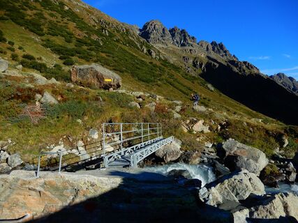 Jamtalhütte - Bielerhöhe/Silvrettastausee - Saarbrücker Hütte