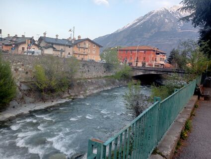Foto de simone ravasi a lo largo del recorrido