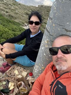 Foto de Jörg Bürkin a lo largo del recorrido