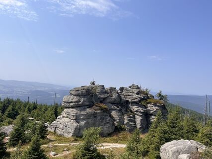 Foto von Kristýna Stancikova Leskovjanová entlang der Tour