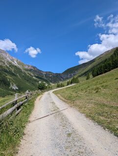 Foto von Willy entlang der Tour