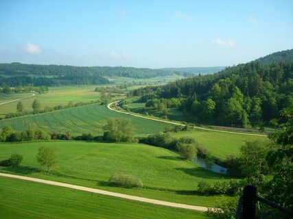 Blick ins Lauchertal