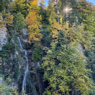 Wasserfall Sägaweiher