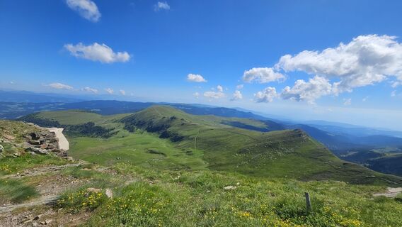 Foto de Mateja Rečnik a lo largo del recorrido