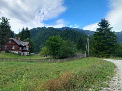 Foto von Barbara entlang der Tour