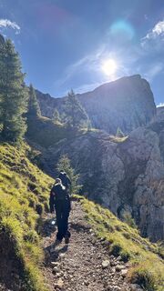 Foto von Luis Traub entlang der Tour