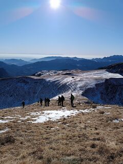 Foto de Antonio Grillo a lo largo del recorrido