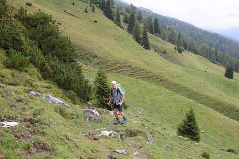 Aufstieg zur ersten Senneralm Weg Nr. 126