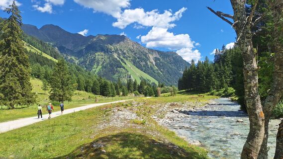 Foto von Susi Puhl entlang der Tour