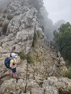 Foto de Andreas Schlosser a lo largo del recorrido